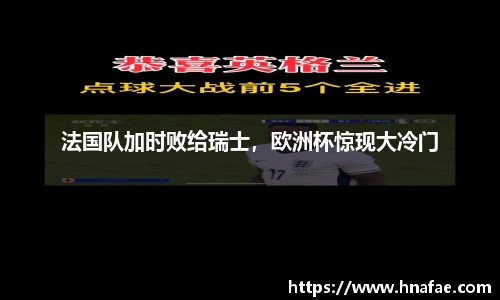 法国队加时败给瑞士，欧洲杯惊现大冷门